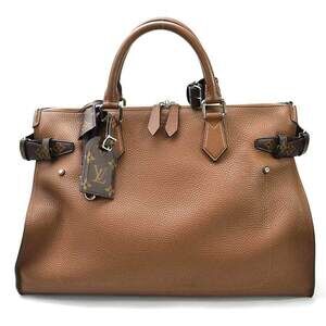 Louis Vuitton Handbag Boston Bag Doctors Brown Taurillon Leather